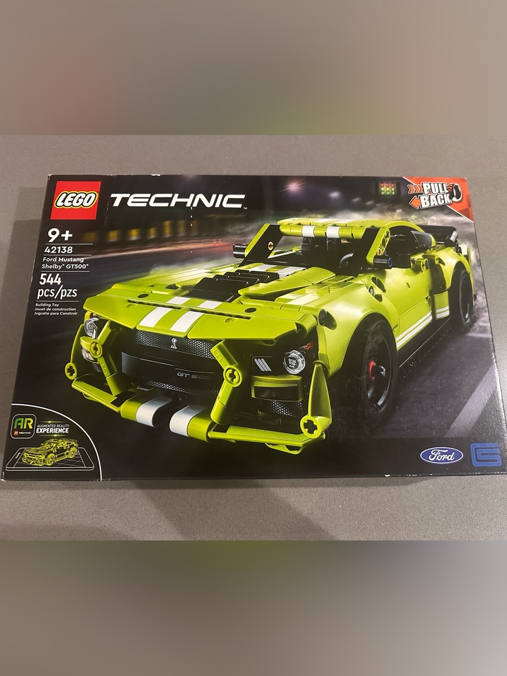 LEGO Technic 42138 Ford Mustang Shelby GT500 544 Pc Retired Set NIB